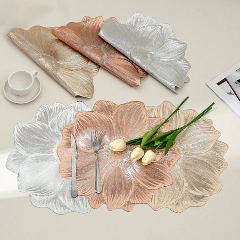 🌸Lotus-Shaped Heat-Resistant and Washable Placemat - Image 8