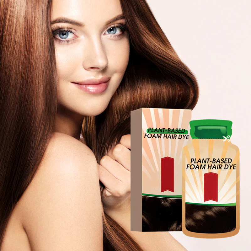 Plant-Based Foam Hair Dye for Gray Coverage - Image 6