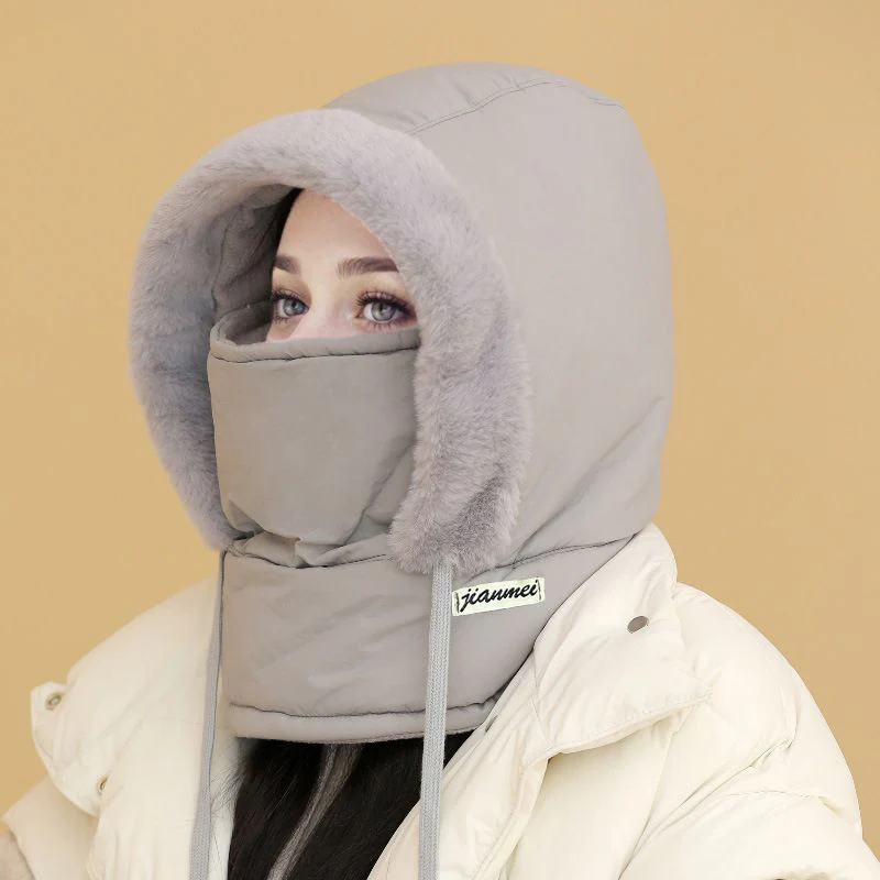 🍂Autumn Promotion 50%💕Plush-lined Thickened Thermal Hat with Face Mask for Men and Women - Image 2
