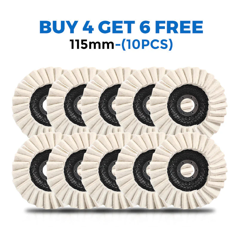 ✨ BUY 1 GET 1 FREE ! 🔧 Wool Felt Flap Polishing Disc – Easy to Use, Surface-Safe & Professional Finish 🧽 - Image 11