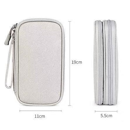 Portable Double-Layer Electronics Organizer Travel Bag - Image 7