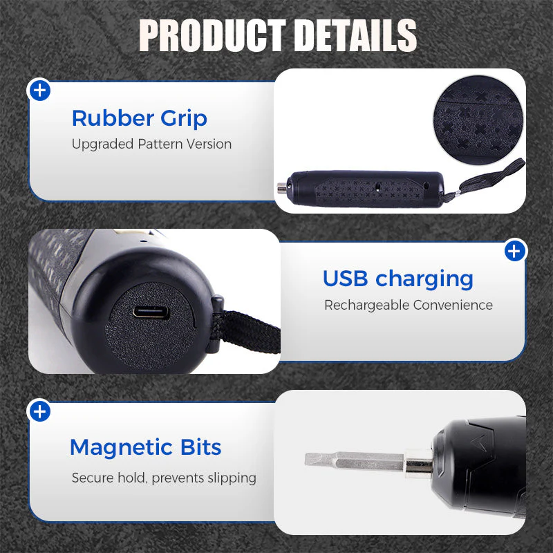 Portable Electric Rechargeable Screwdriver Set - Image 8