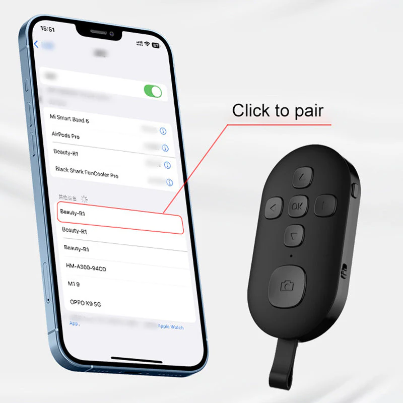 Portable Smartphones Camera Shutter Remote Control - Image 4