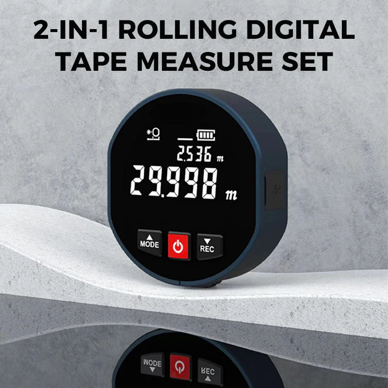 💖2025 Hot Sale💖 2-in-1 Rolling Digital Tape Measure Set - Image 2