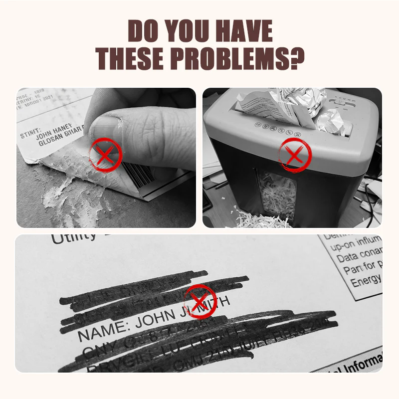 Privacy Protection Roller Stamp - Image 2