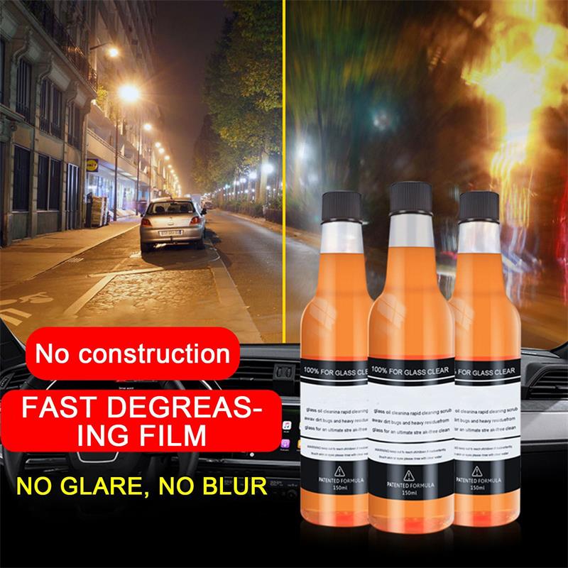 🔥Buy 1 get 1 free✨Car Glass Oil Film Stain Removal Cleaner - Image 10