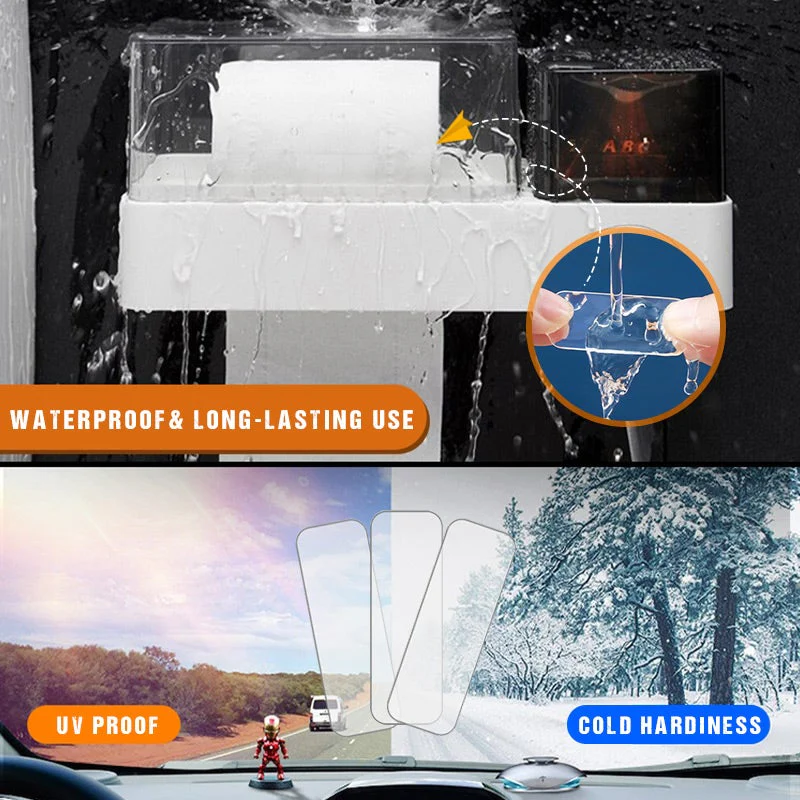 60 PCS Reusable Waterproof Double Sided Adhesive Tape - Image 5