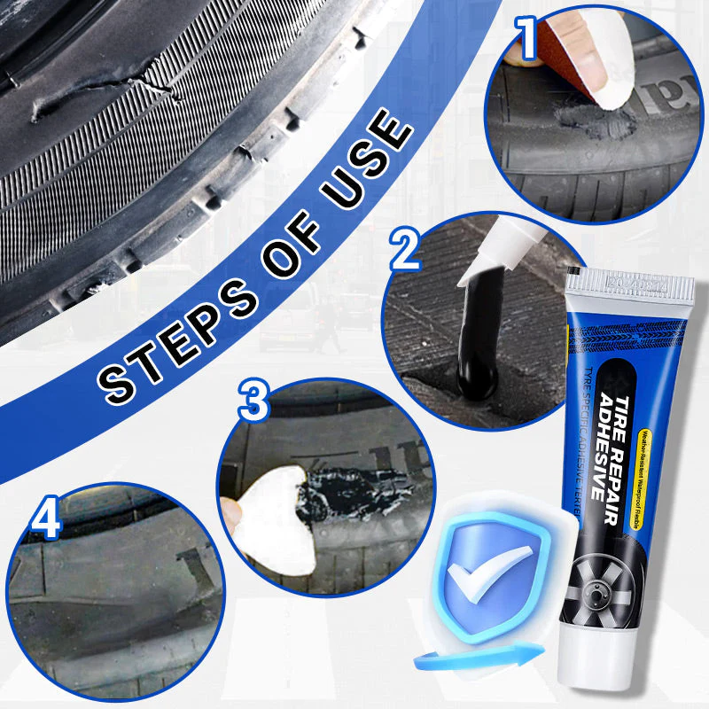 Weather-Resistant Waterproof Flexible Tire Repair Adhesive - Image 8