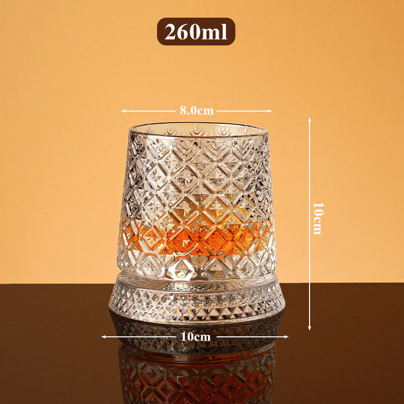 360° Rotating Whiskey Glass Tumbler - Image 12