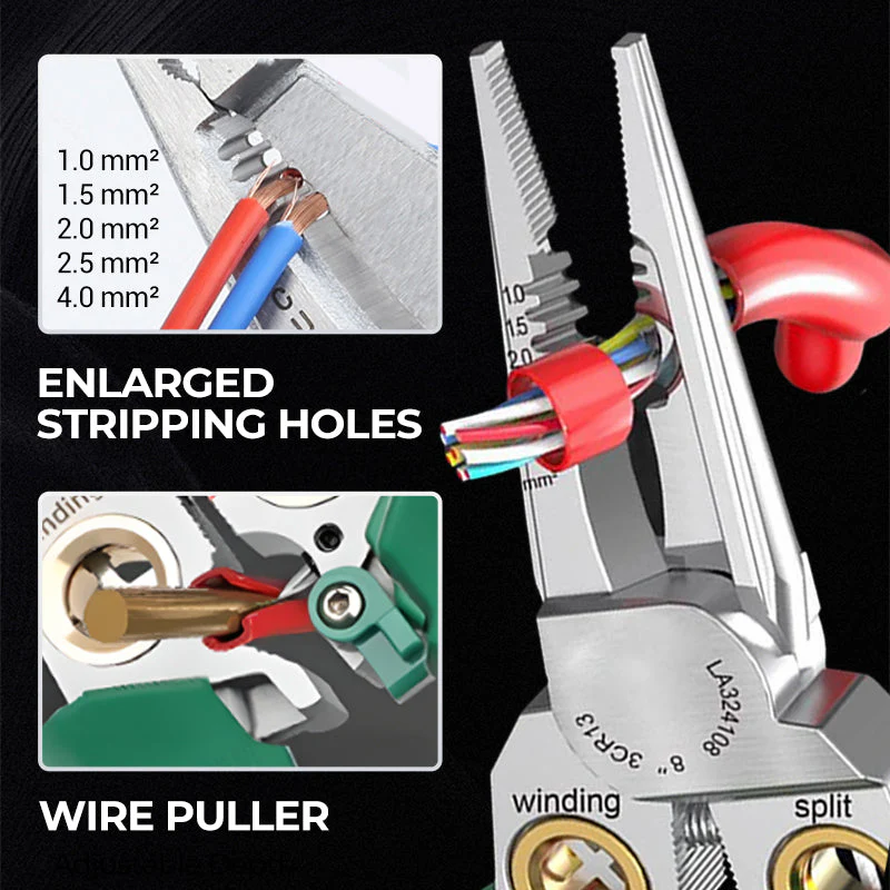 💥LAST DAY HOT SALE: 50% OFF🔥8-in-1 Multi-Functional Wire Stripper Scissors With Electrical Test - Image 4