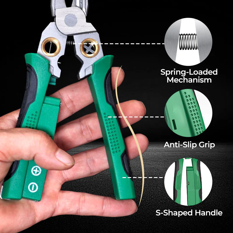 💥LAST DAY HOT SALE: 50% OFF🔥8-in-1 Multi-Functional Wire Stripper Scissors With Electrical Test - Image 5