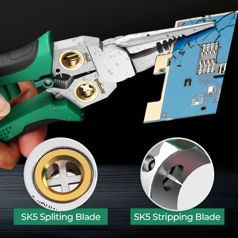 💥LAST DAY HOT SALE: 50% OFF🔥8-in-1 Multi-Functional Wire Stripper Scissors With Electrical Test - Image 7