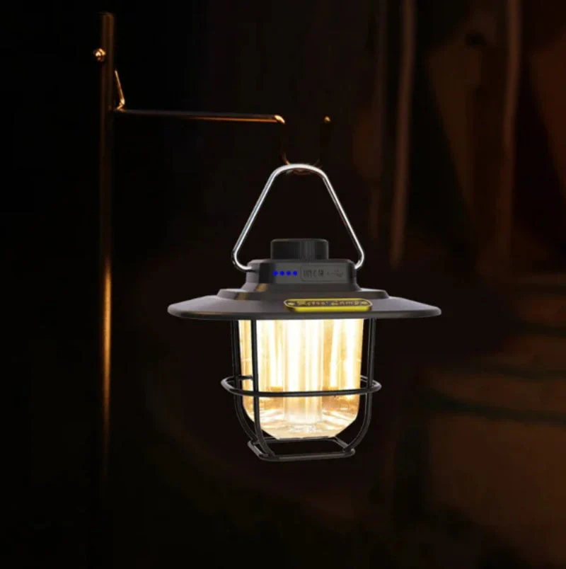 Retro Camping Lamp Led Ambient Light - Image 4