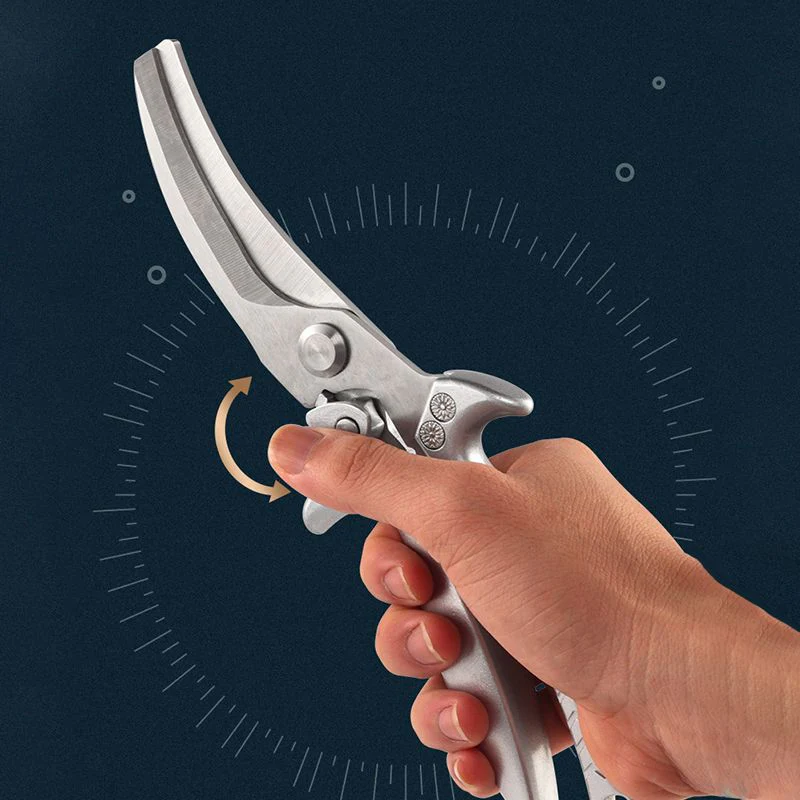 Multi-functional Kitchen Scissors Bone Shears - Image 8