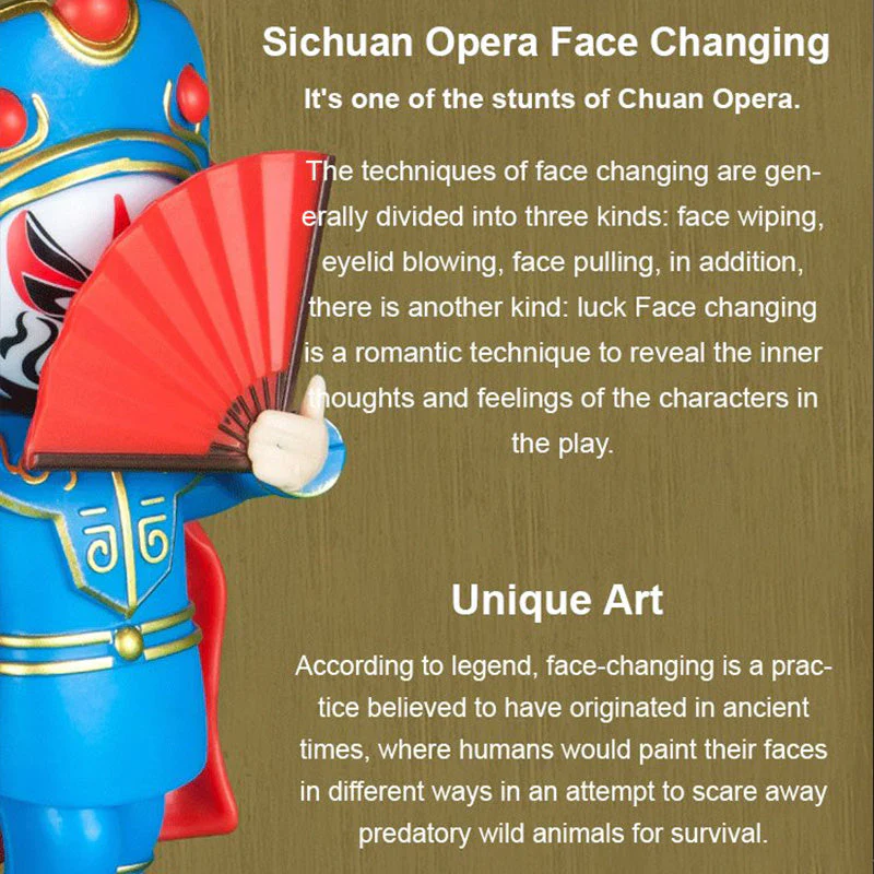 Sichuan Opera Face Changing Doll Ornament - Image 8