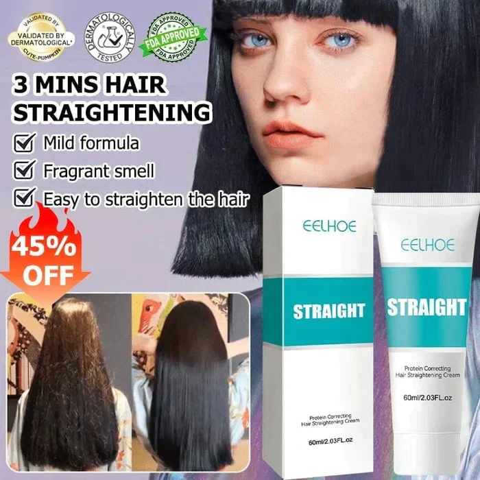 Save 45% on limited time purchase ✨ Silk and Keratin Treatment Hair Straightening Cream - Image 2
