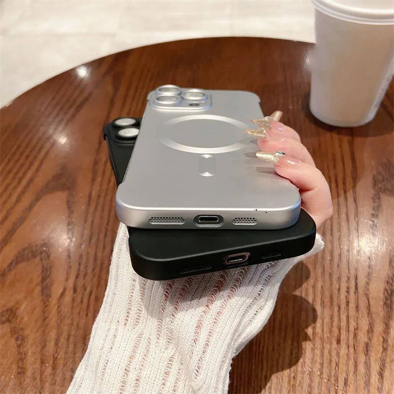🎅Christmas promotion 40% off🎊Slim Frameless Magnetic Phone Case for iPhone - Image 4