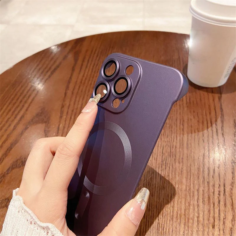 🎅Christmas promotion 40% off🎊Slim Frameless Magnetic Phone Case for iPhone - Image 5