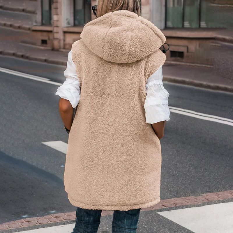 Perfect Gift 🎁 Fall & Winter Reversible Vest Sleeveless Faux Wool Jacket - Free Shipping - Image 4