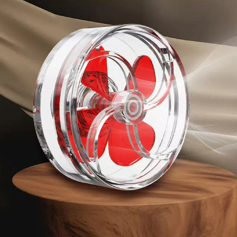 🐟Auto-Rotating 4-Blade Fan Kit for Fish Tank Outlet - Image 2