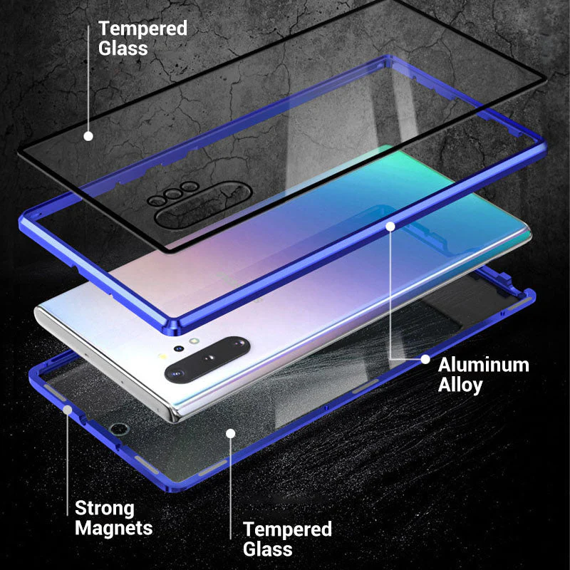 Anti-peeping Magnetic Tempered Glass Double-sided Phone Case For Samsung S25-21 Series - Image 8