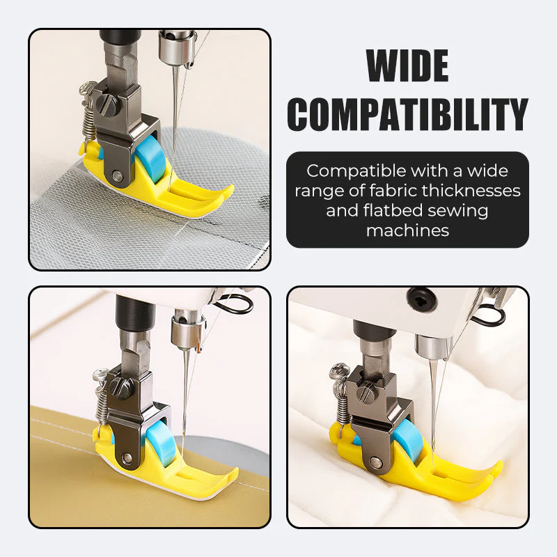 Smooth Sewing Plastic Roller Presser Foot - Image 4