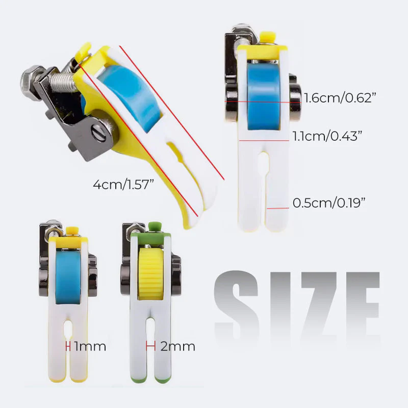 Smooth Sewing Plastic Roller Presser Foot - Image 6