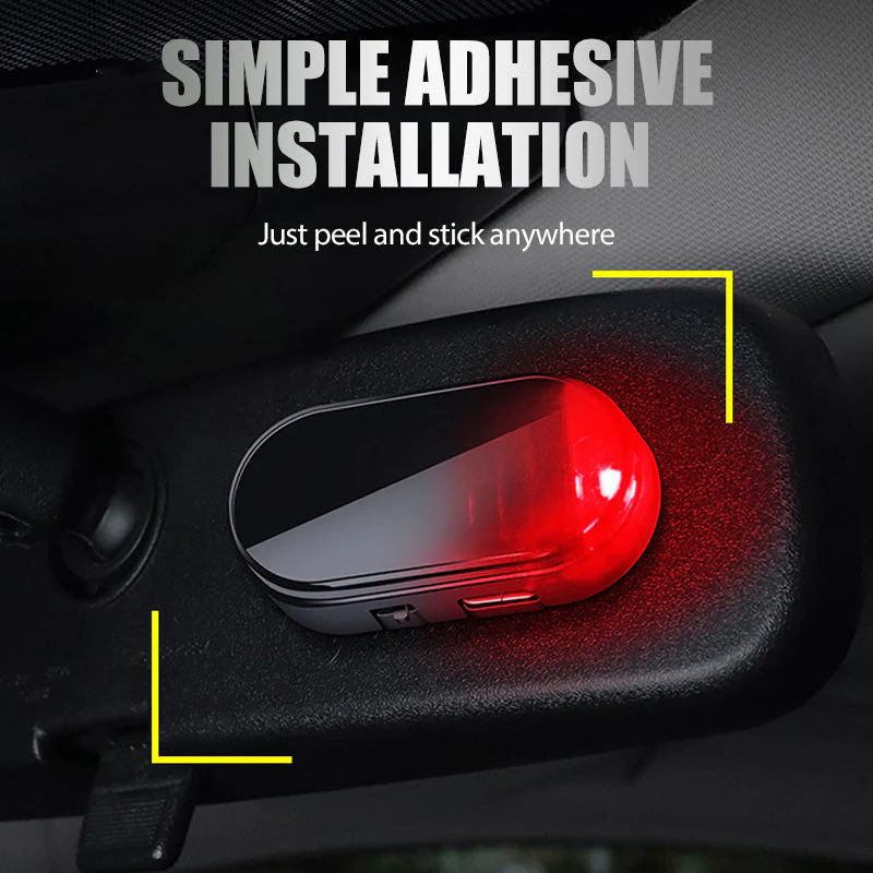 Solar Powered Car Anti-Theft Warning Light