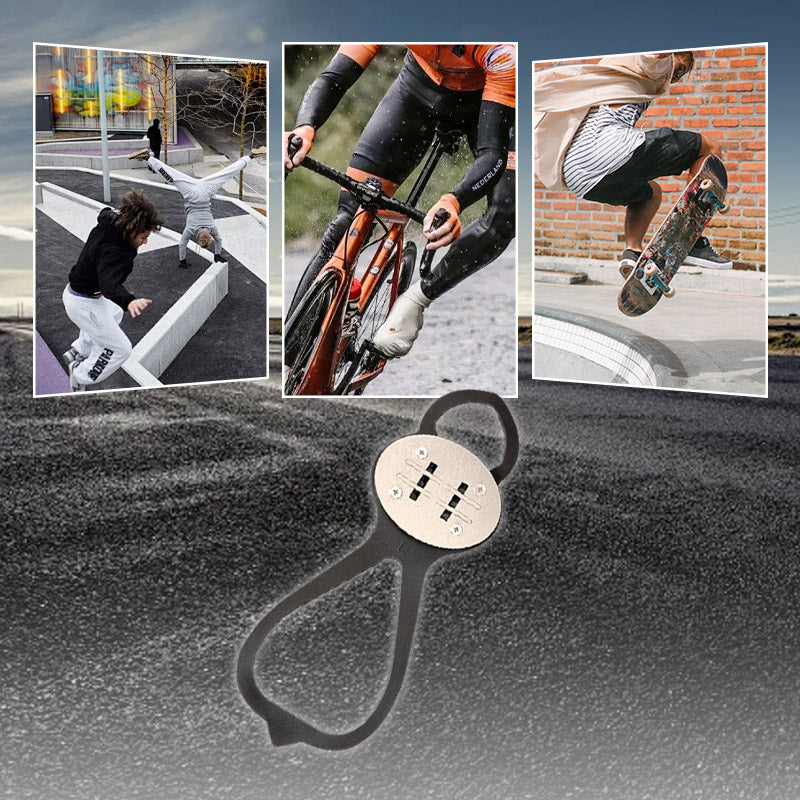 Sparking Flint Pad Shoe Cover for Skateboard & Motorcycle - Image 6