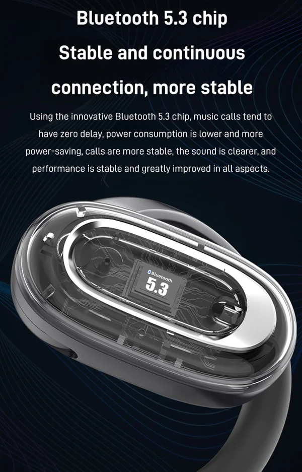 Sporty Hanging Ear Bluetooth Earphones - Image 4