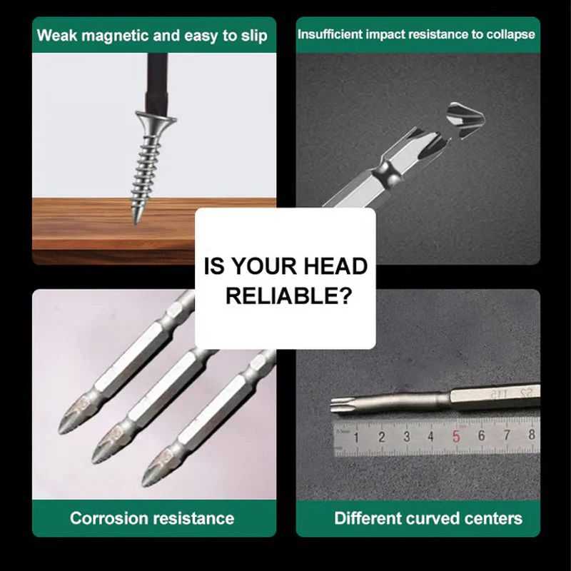 Powerful Durable Non-Slip Magnetic Screwdriver Head - Image 3