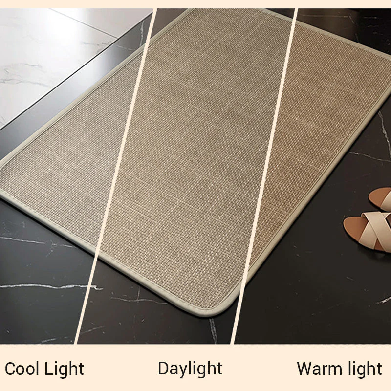🚿✨ 3-in-1 Linen Bathroom Floor Mat! Anti-fouling + Anti-slip + Water Absorbent, let the bathroom say goodbye to slippery and dirty nightmare ✨✨ - Image 7