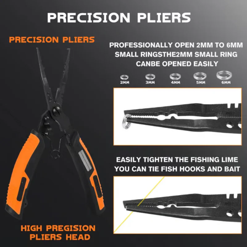 Stainless Steel Multifunction Fishing Pliers - Image 5