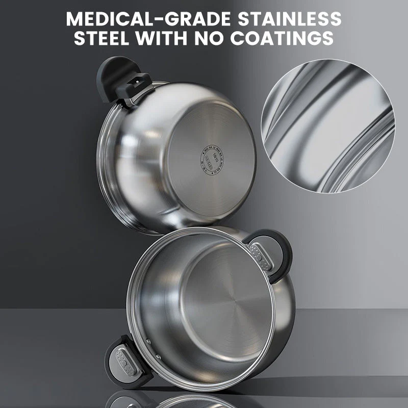 Stainless Steel Micro-Pressure Stewing Pot - Image 5