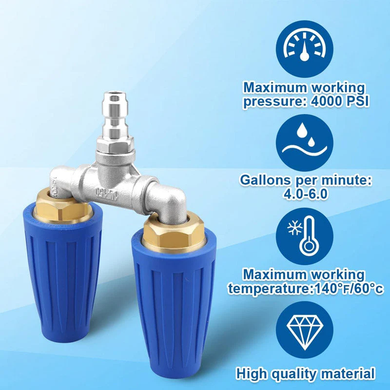 🎯🔥 Special offer: 50% off! 🚿 Stainless Steel Turbo Nozzle 🌟 – Perfect for terraces, cars, and facades 🏡🚗 - Image 6