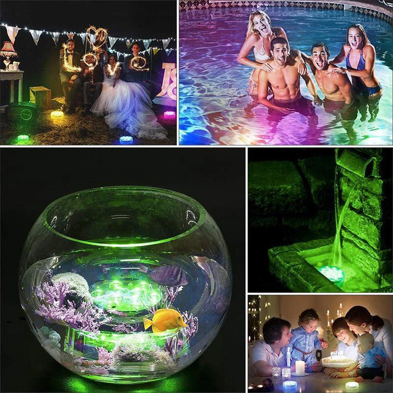 Submersible Waterproof Remote Control LED Lights for Pool - Image 4