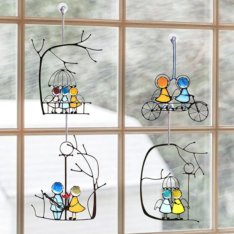 Suncatcher Stained Glass Art Window Hangings - Image 2