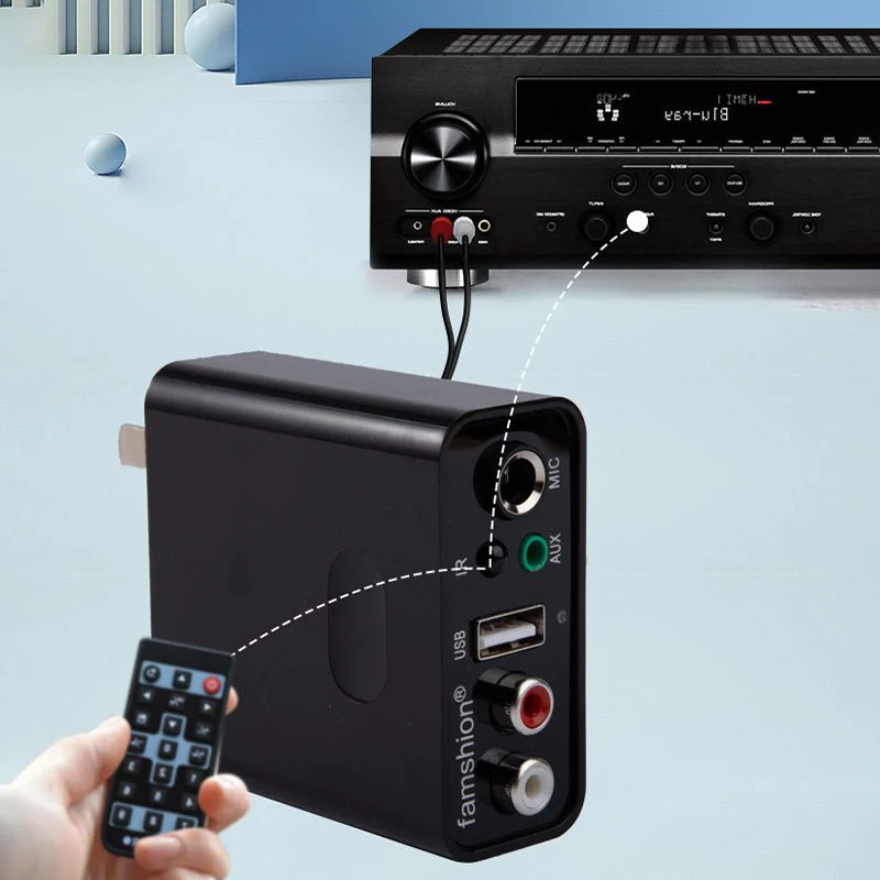 Bluetooth Receiver with Remote Control for Old Style Amplifiers - Image 6