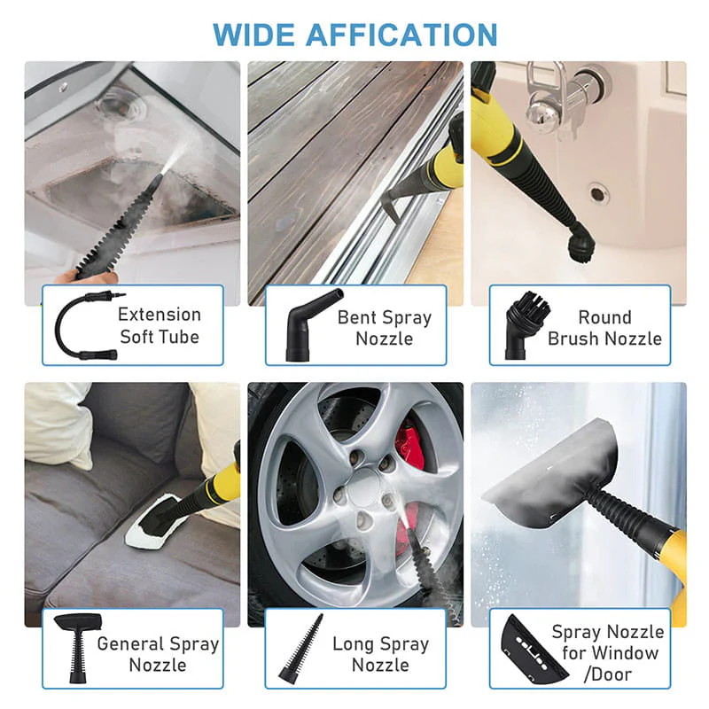 🔥Limited Time 50% Offer - Multipurpose Handheld Steam Cleaner Set - Image 4