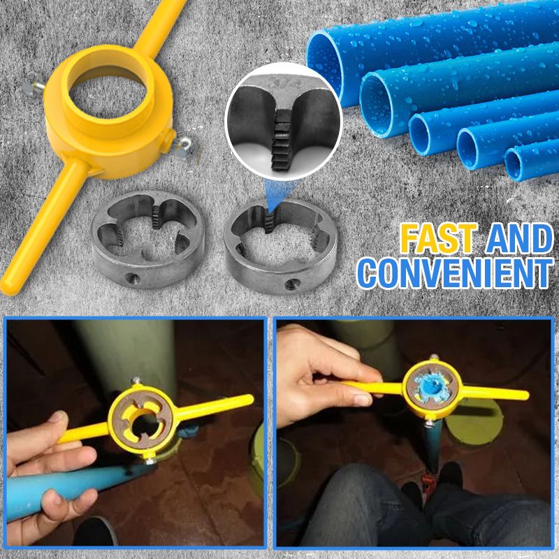 🔥Last Day Sale 50%🔥6PCS Plastic Pipe Thread Die Kit - Image 2