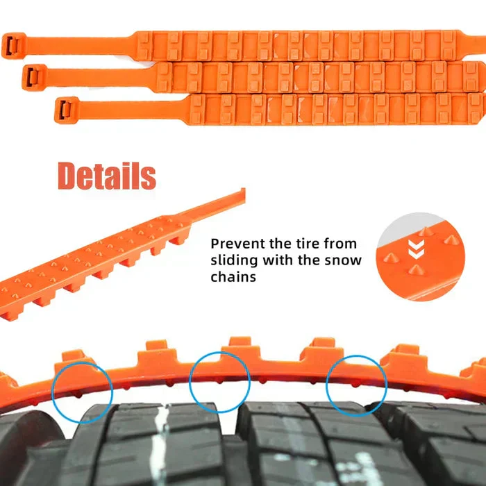 🔥2025 Winter Hot Sale🔥Universal Reusable Anti-skid Nylon Tire Chains - Image 10