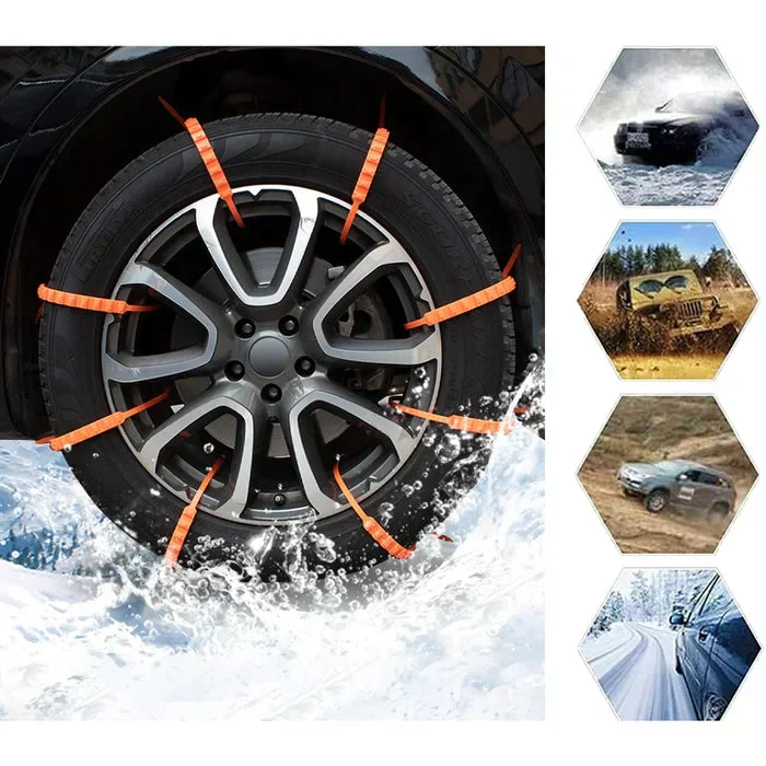🔥2025 Winter Hot Sale🔥Universal Reusable Anti-skid Nylon Tire Chains - Image 3