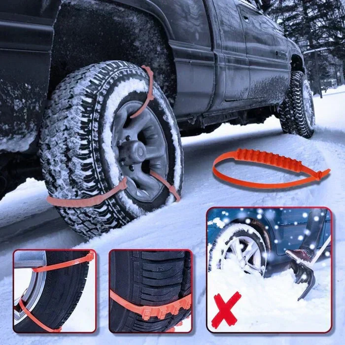 🔥2025 Winter Hot Sale🔥Universal Reusable Anti-skid Nylon Tire Chains - Image 4