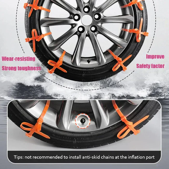 🔥2025 Winter Hot Sale🔥Universal Reusable Anti-skid Nylon Tire Chains - Image 6