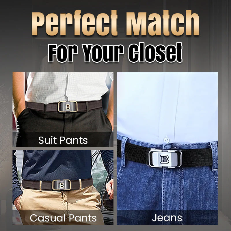 🔥Hot Sale🔥Men's Crocodile-Patterned Automatic Buckle Belt(50% OFF) - Image 5
