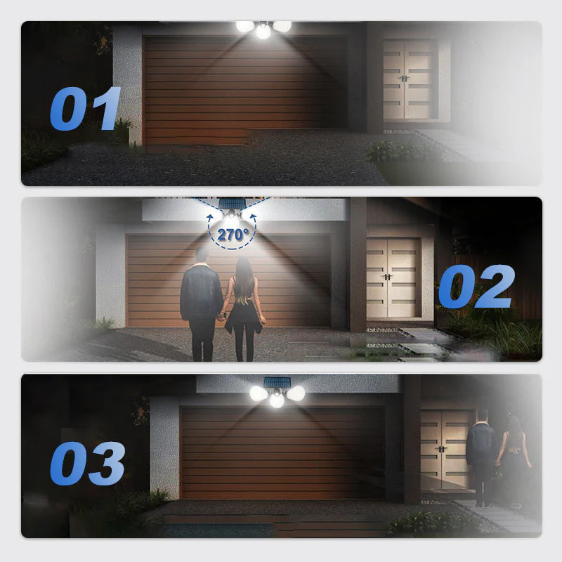 Tri-Fold Solar Sensor Light - Image 7