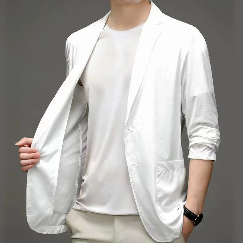 Men's summer lightweight suit jacket - Image 4