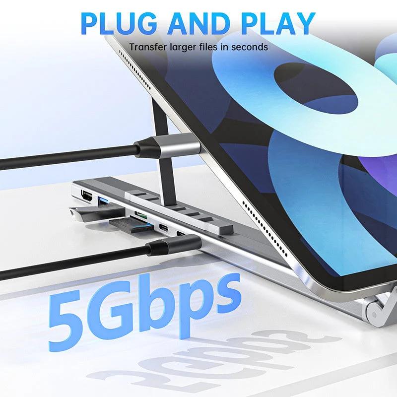 💥Limited-time offer-USB-C Docking Station Laptop Stand with 4K HDMI - Image 4