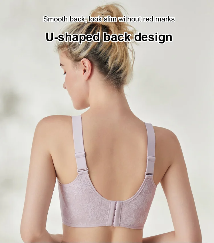 [Breast Minimizing] Lightweight Push-up Armpit Fat Control Wireless Bra - Image 4