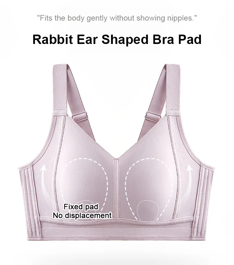[Breast Minimizing] Lightweight Push-up Armpit Fat Control Wireless Bra - Image 5